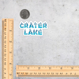 Crater Lake National Park Name Sticker