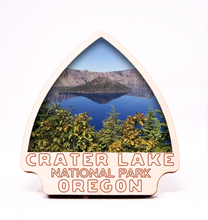 Load image into Gallery viewer, Crater Lake National Park Arrowhead Photo Frame