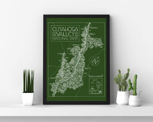 Load image into Gallery viewer, Cuyahoga Valley National Park Map Hand-Drawn Print