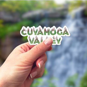 Cuyahoga Valley National Park Name Sticker