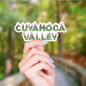 Cuyahoga Valley National Park Name Sticker