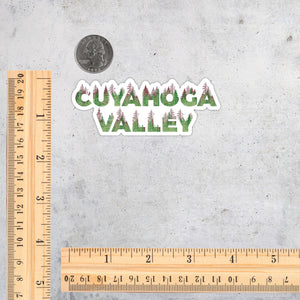 Cuyahoga Valley National Park Name Sticker