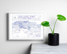 Load image into Gallery viewer, Dead Horse State Park Map Hand-Drawn Print