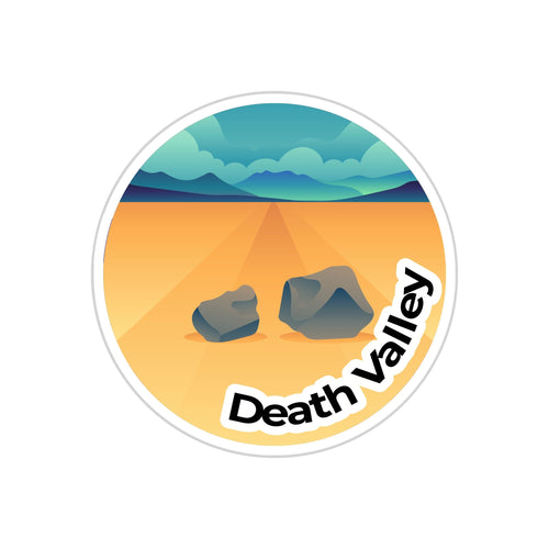 Death Valley National Park Sticker | Death Valley Round Sticker