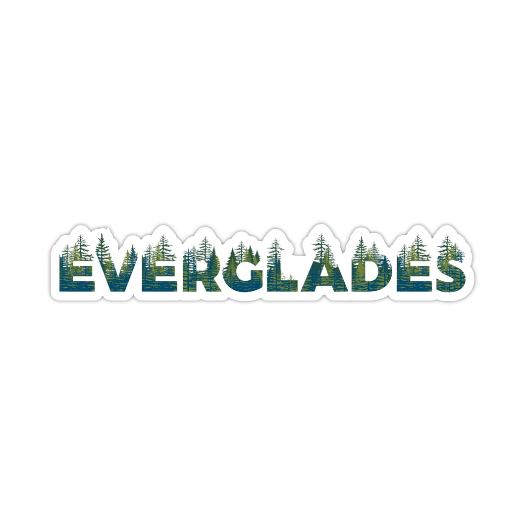 Everglades National Park Name Sticker