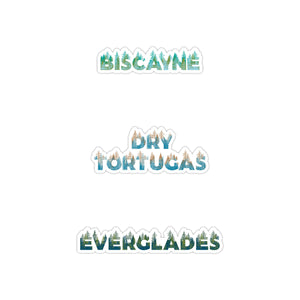 Everglades National Park Name Sticker