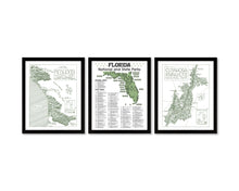 Load image into Gallery viewer, Florida State and National Park Map | Florida National Park Poster | Florida State Park Poster