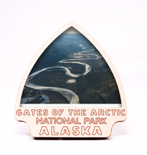 Load image into Gallery viewer, Gates of the Arctic National Park Arrowhead Photo Frame