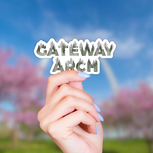 Gateway Arch National Park Name Sticker