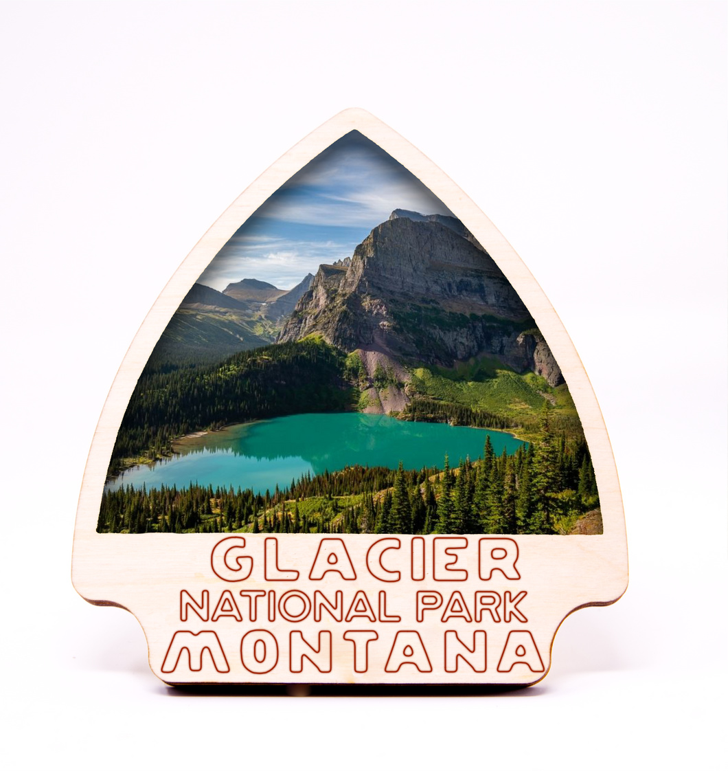 Glacier National Park Arrowhead Photo Frame