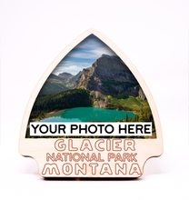 Load image into Gallery viewer, Glacier National Park Arrowhead Photo Frame