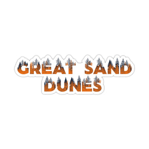 Great Sand Dunes National Park Name Sticker