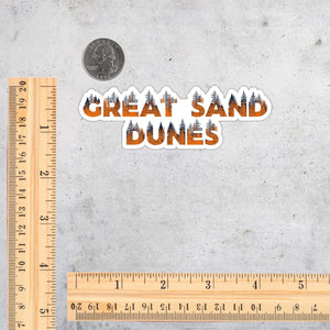 Great Sand Dunes National Park Name Sticker