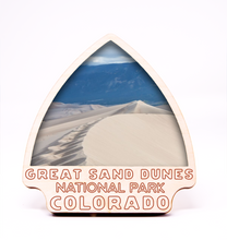 Load image into Gallery viewer, Great Sand Dunes National Park Arrowhead Photo Frame