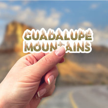 Load image into Gallery viewer, Guadalupe Mountains National Park Name Sticker