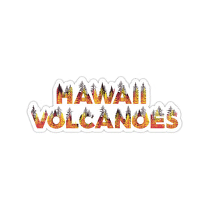 Hawaii Volcanoes National Park Name Sticker