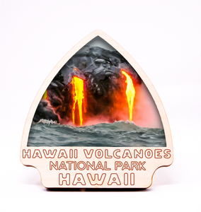 Hawaii Volcanoes National Park Arrowhead Photo Frame