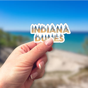 Indiana Dunes National Park Name Sticker