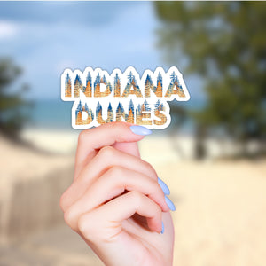 Indiana Dunes National Park Name Sticker