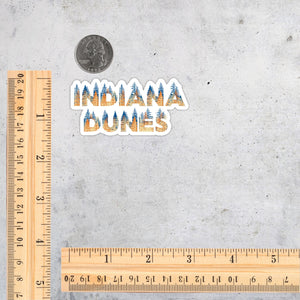 Indiana Dunes National Park Name Sticker