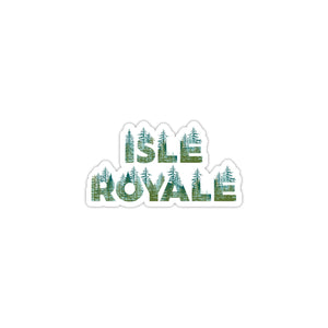 Isle Royale National Park Name Sticker