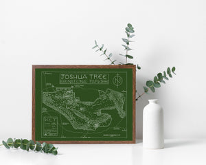 Hand-Drawn National Park Map Print