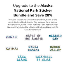 Load image into Gallery viewer, Kenai Fjords National Park Name Sticker