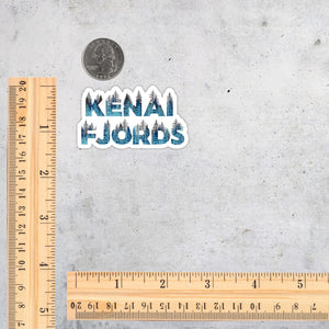 Kenai Fjords National Park Name Sticker