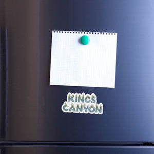 Kings Canyon National Park Name Sticker