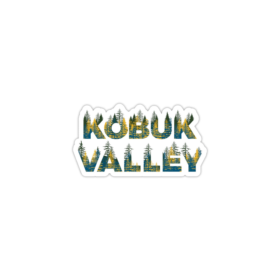 Kobuk Valley National Park Name Sticker