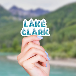 Lake Clark National Park Name Sticker