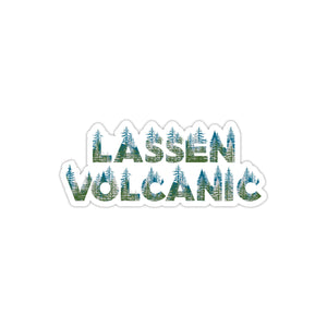 Lassen Volcanic National Park Name Sticker