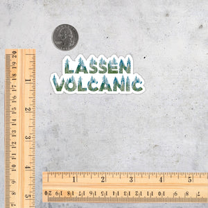 Lassen Volcanic National Park Name Sticker