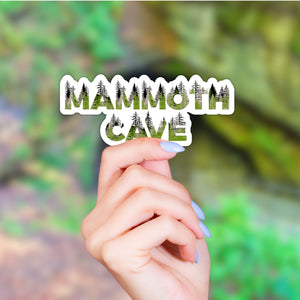 Mammoth Cave National Park Name Sticker