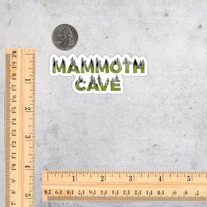 Mammoth Cave National Park Name Sticker