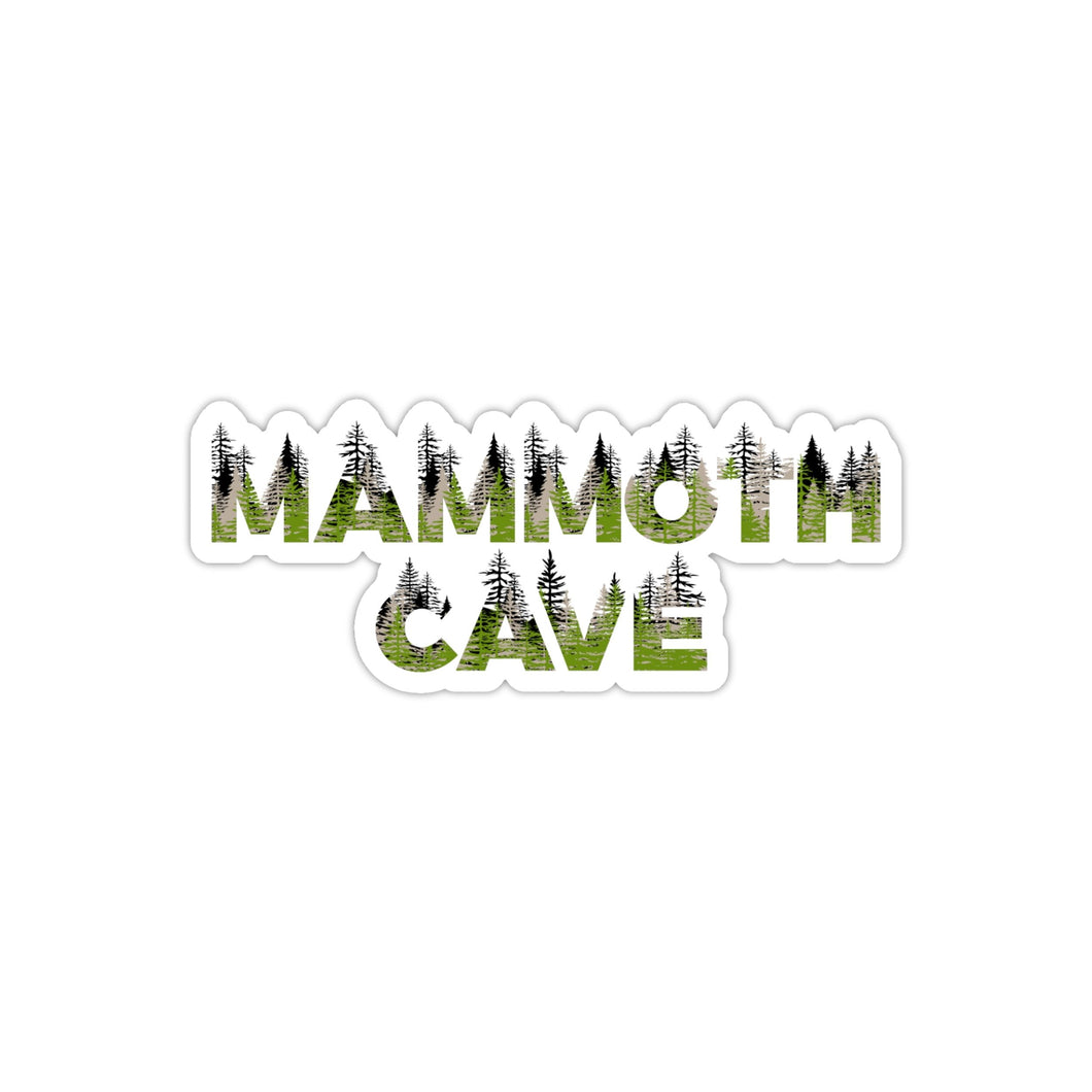 Mammoth Cave National Park Name Sticker