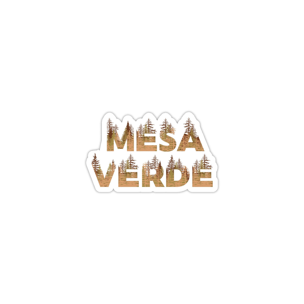 Mesa Verde National Park Name Sticker