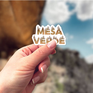 Mesa Verde National Park Name Sticker