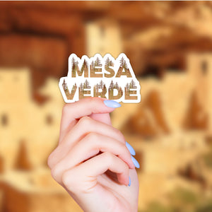 Mesa Verde National Park Name Sticker