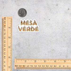 Mesa Verde National Park Name Sticker