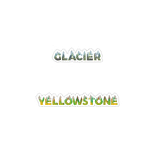 Load image into Gallery viewer, Glacier National Park Name Sticker