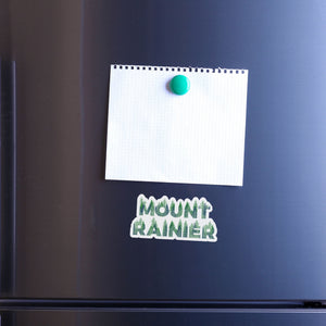 Mount Rainier National Park Name Sticker