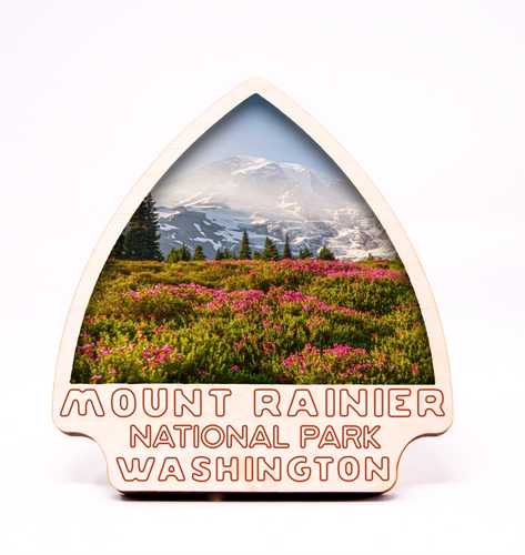 Mount Rainier National Park Arrowhead Photo Frame