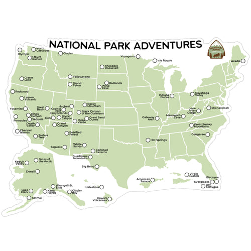 National Park Adventures Magnet