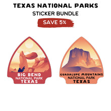 Load image into Gallery viewer, Texas National Parks Arrowhead Sticker Bundle
