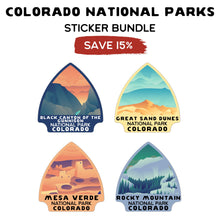 Load image into Gallery viewer, Colorado National Parks Arrowhead Sticker Bundle
