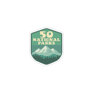 National Park Milestone Stickers