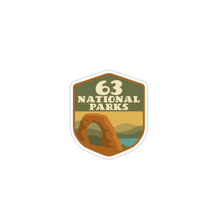 National Park Milestone Stickers