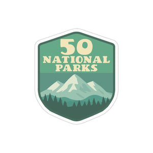 National Park Milestone Stickers