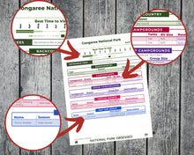 Load image into Gallery viewer, National Park Reservation Master List (includes lifetime updates)